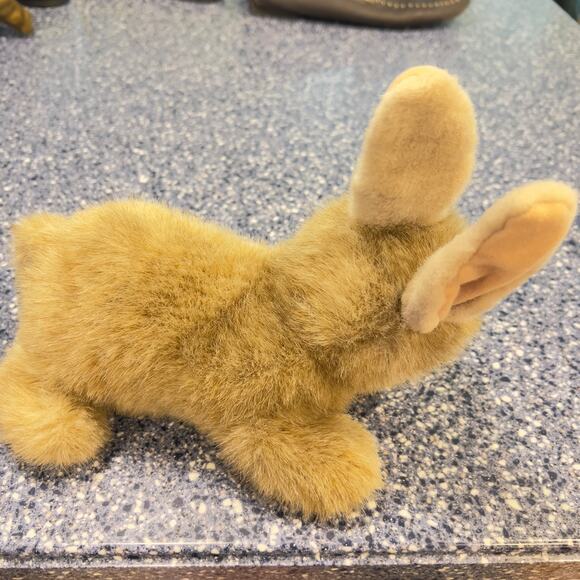 BUTTONS Bunny Rabbit Plush Ty 1997 Brown Tan 10" Stuffed Animal Toy Vintage - Picture 3 of 8
